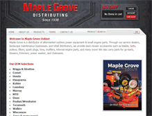 Tablet Screenshot of maplegrovedist.com